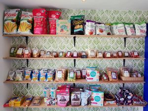 Vegan snacks at Healthy Point in Puerto Penasco