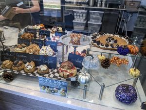 Display of menu at Cinnaholic in Carmel