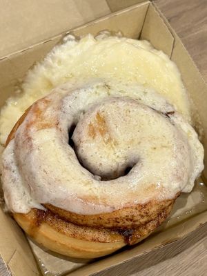 Old skool-didn’t travel too well presentation wise but delicious nonetheless   at Cinnaholic in Carmel