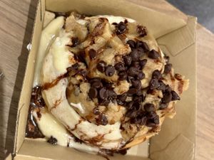 Cookie monster   at Cinnaholic in Carmel