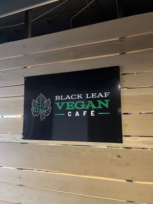   at Black Leaf Vegan Cafe in Indianapolis