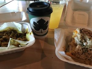   at Black Leaf Vegan Cafe in Indianapolis