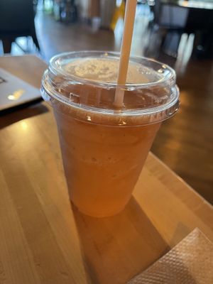 Apple Pineapple smoothie was delicious   at Black Leaf Vegan Cafe in Indianapolis