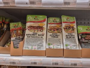 Chorizo, salami at Naturalia in Merano