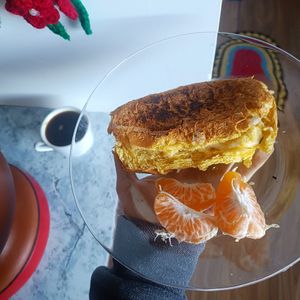 Queijo quente no pão de coco (feito em casa com o pão da Barletta).  at Barletta in Rio De Janeiro