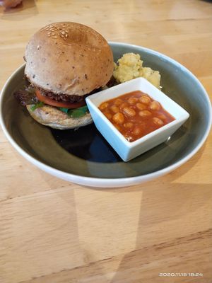Lentil (Quinoa) Coquette Burger at Real Food 真食 - Orchard in Central Singapore