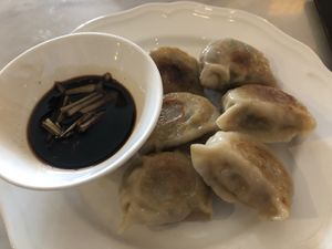 New item cabbage dumplings  at Real Food 真食 - Orchard in Central Singapore