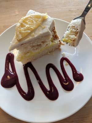 Lemon cake at Real Food 真食 - Orchard in Central Singapore
