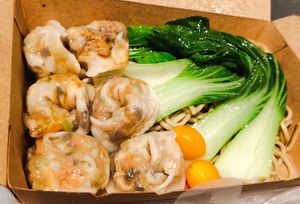 Dumplings noodles at Real Food 真食 - Orchard in Central Singapore