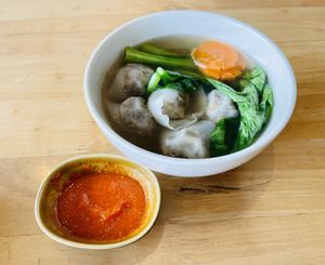 Dumpling soup  at Real Food 真食 - Orchard in Central Singapore
