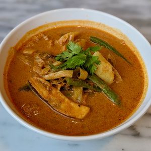 Curry Noodles at Real Food 真食 - Orchard in Central Singapore