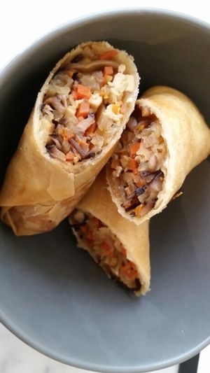 fried spring rolls at Real Food 真食 - Orchard in Central Singapore