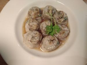 Steamed version of dumplings...yummy! at Real Food 真食 - Orchard in Central Singapore