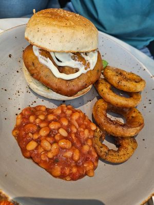 Portabello Mushroom Burger ~ 11/5/24 at Real Food 真食 - Orchard in Central Singapore