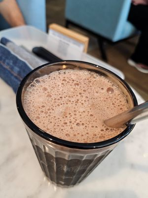 Soy milk ice chocolate ~ 11/5/24 at Real Food 真食 - Orchard in Central Singapore