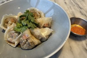 Vegan Dumplings  at Real Food 真食 - Orchard in Central Singapore