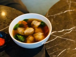 Dumpling soup  at Real Food 真食 - Orchard in Central Singapore