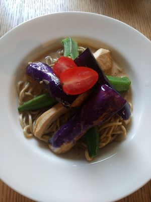 Organic white noodles at Real Food 真食 - Orchard in Central Singapore