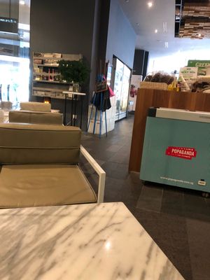 The restaurant from a corner  at Real Food 真食 - Orchard in Central Singapore