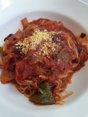 Tomato base Caponata at Real Food 真食 - Orchard in Central Singapore