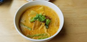 Curry soup noodles at Real Food 真食 - Orchard in Central Singapore
