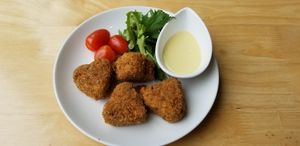 Vegetable nuggets from kids menu at Real Food 真食 - Orchard in Central Singapore
