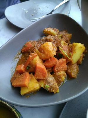 Curry potato and carrot stew at Real Food 真食 - Orchard in Central Singapore