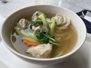 Dumpling noodle soup at Real Food 真食 - Orchard in Central Singapore