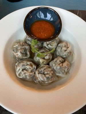 Steamed dumplings at Real Food 真食 - Orchard in Central Singapore