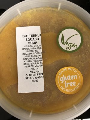 Butternut Squash Soup  at Brighter Day Natural Foods in Savannah