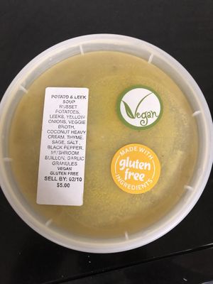 Potato Leek Soup  at Brighter Day Natural Foods in Savannah