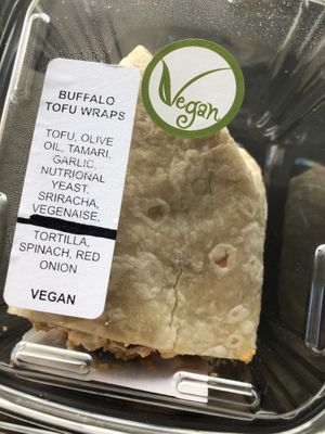 Deli Buffalo Tofu Wrap  at Brighter Day Natural Foods in Savannah