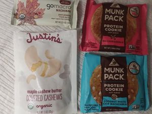 Some of their vegan gluten-free snacks at Brighter Day Natural Foods in Savannah