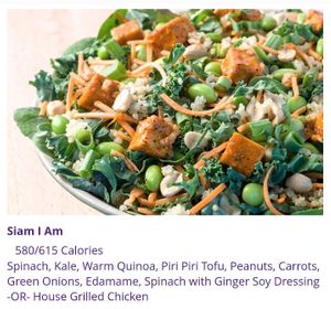 Siam I Am Vegan Salad: $10 for regular or $11 for a large at MAD Greens in Boulder