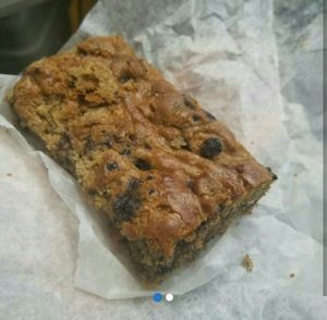 Blueberry Almond Bar at Four Seasons Natural Foods Cafe in Saratoga Springs