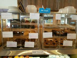 Bakery section. Mostly GF and vegan. at Four Seasons Natural Foods Cafe in Saratoga Springs