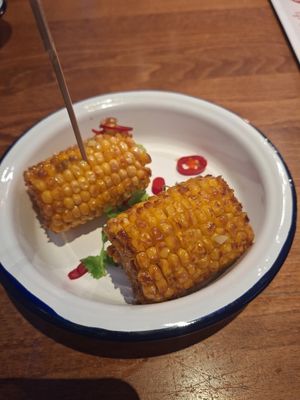 Crunchy fried corn without guacamole at Hungry Horse - Matchstick Man in Salford
