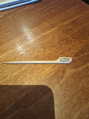 Very impressive with how thorough they are with allergies at Hungry Horse - Matchstick Man in Salford