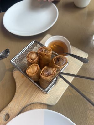 Spring rolls  at 45th Vegetarian Thai in Seattle