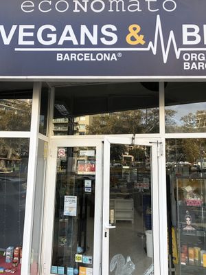 The entrance  at COCO VEGANS | Antes VEGANS & BIO in Barcelona
