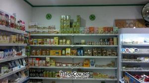 Ecocentre's gluten free section.  at COCO VEGANS | Antes VEGANS & BIO in Barcelona