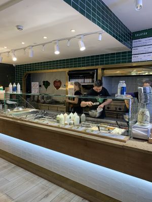 Salad Bar   at Salad Box - Eiffel Ter - Nyugati in Budapest