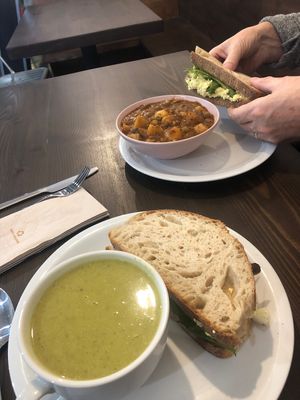 Soup n sandwich   at This Must Be The Place in Holywood