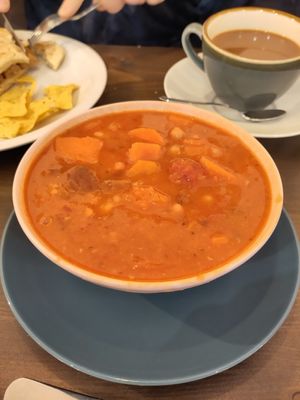 Chickpea, beetroot and sweet potato stew, with smoked paprika tasted like at This Must Be The Place in Holywood