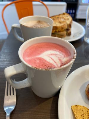 Beetroot and cacao superfood drink  at This Must Be The Place in Holywood