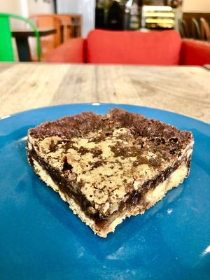 Date and walnut slice  at This Must Be The Place in Holywood