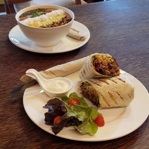 Magic Shrooms Wrap at Annie Sweetery & Eatery - Bo Put in Koh Samui