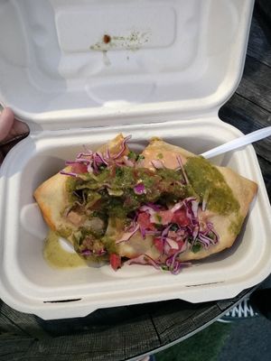 Empanada at Vegan J.A.M. - pop-up in Los Angeles