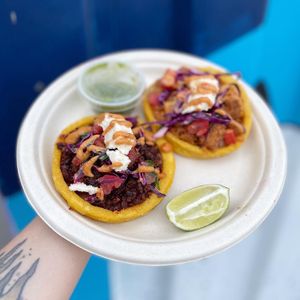 Sopes!  at Vegan J.A.M. - pop-up in Los Angeles