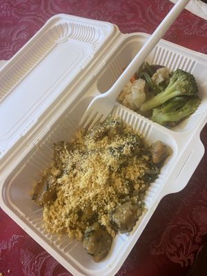 Sweet potato gnocchi loaded with vegan Parmesan   at Plant No. 01 in Lincoln